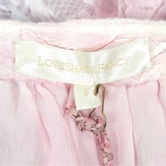 NWT LOVESHACKFANCY‎ KEZIA MINI SKIRT Multi Tie Dye Crystals LS458-992 Size 6 - Picture 7 of 16